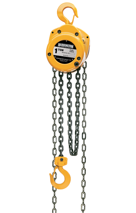 Harrington CF Hand Chain Hoist 1/2 ton - 5 ton capacity, 10-20ft lift