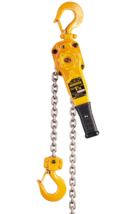 Harrington LB Lever Hoist 3/4 ton - 9 ton capacity, 5-20ft lift