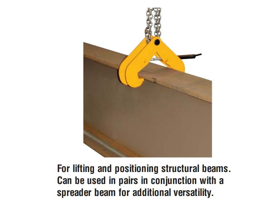 Caldwell Beam Flange Clamp, 2,200lb- 22,000lb capacity