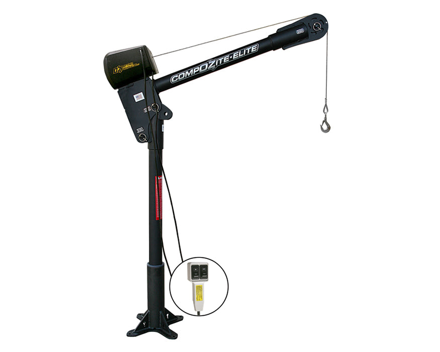 OZ Lifting CompOZite Elite Davit Crane, 1,200lb capacity