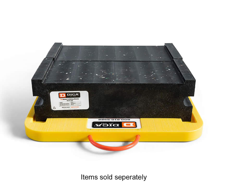 DICA PSC-SL-100 ProStack Cribbing Blocks 100,000lb capacity with Slot Lock (Black)