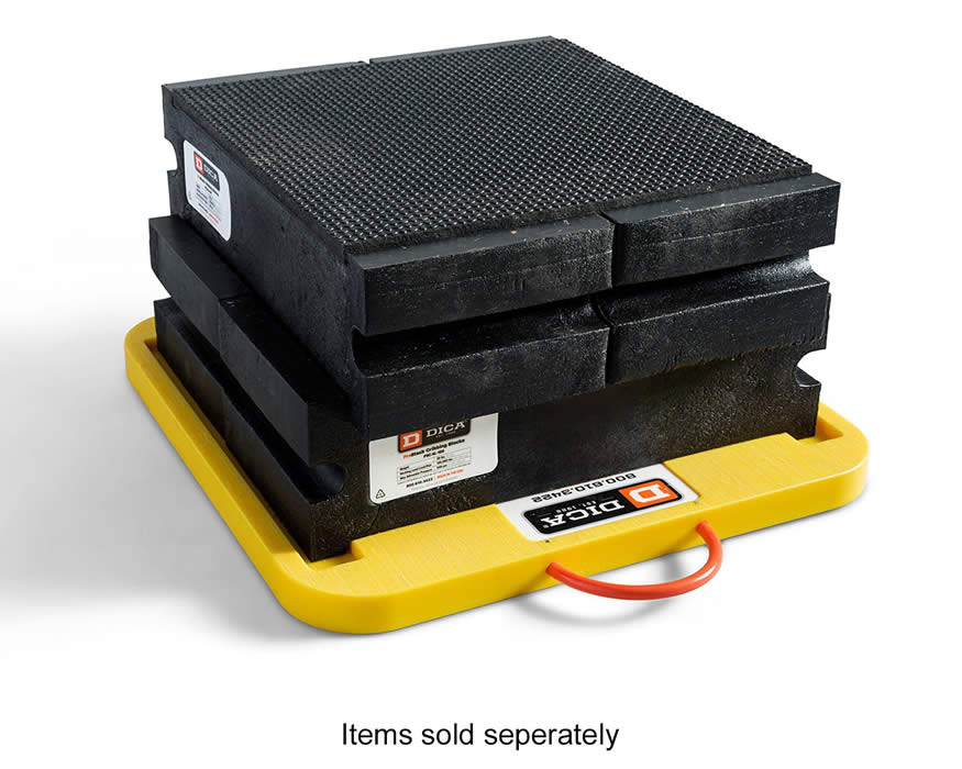 DICA PSC-SL-100 ProStack Cribbing Blocks 100,000lb capacity with Slot Lock (Black)