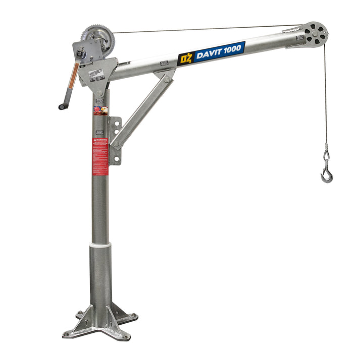 OZ Lifting Steel Davit, 500lb- 2,500lb capacity