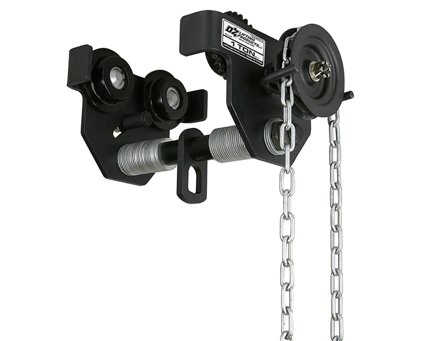 OZ Lifting Geared Beam Hoist Trolley, 1t- 30t capacity