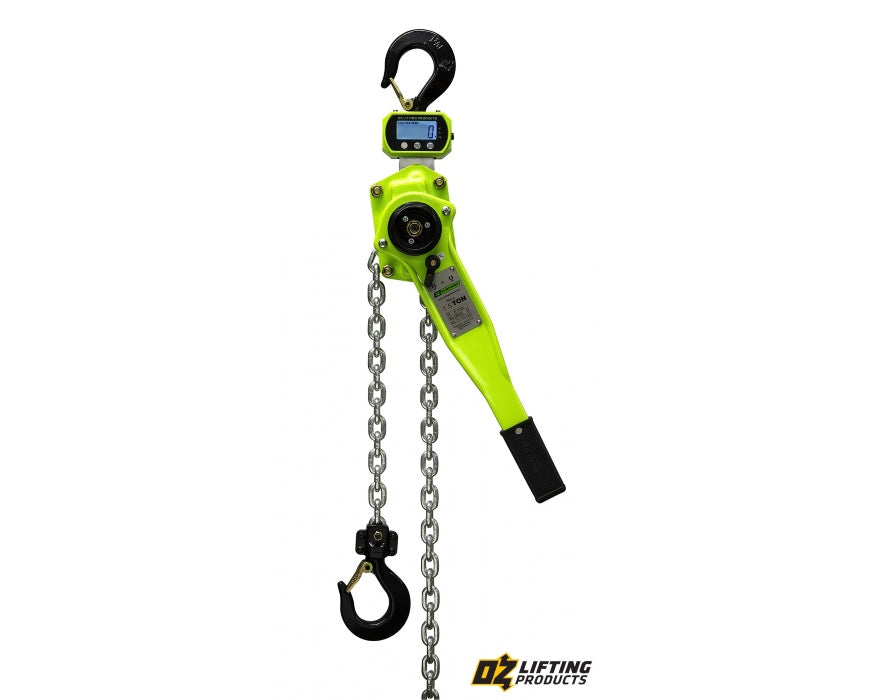 Dyno-Hoist  |  Lever Hoist with integral dynamometer load cell and display